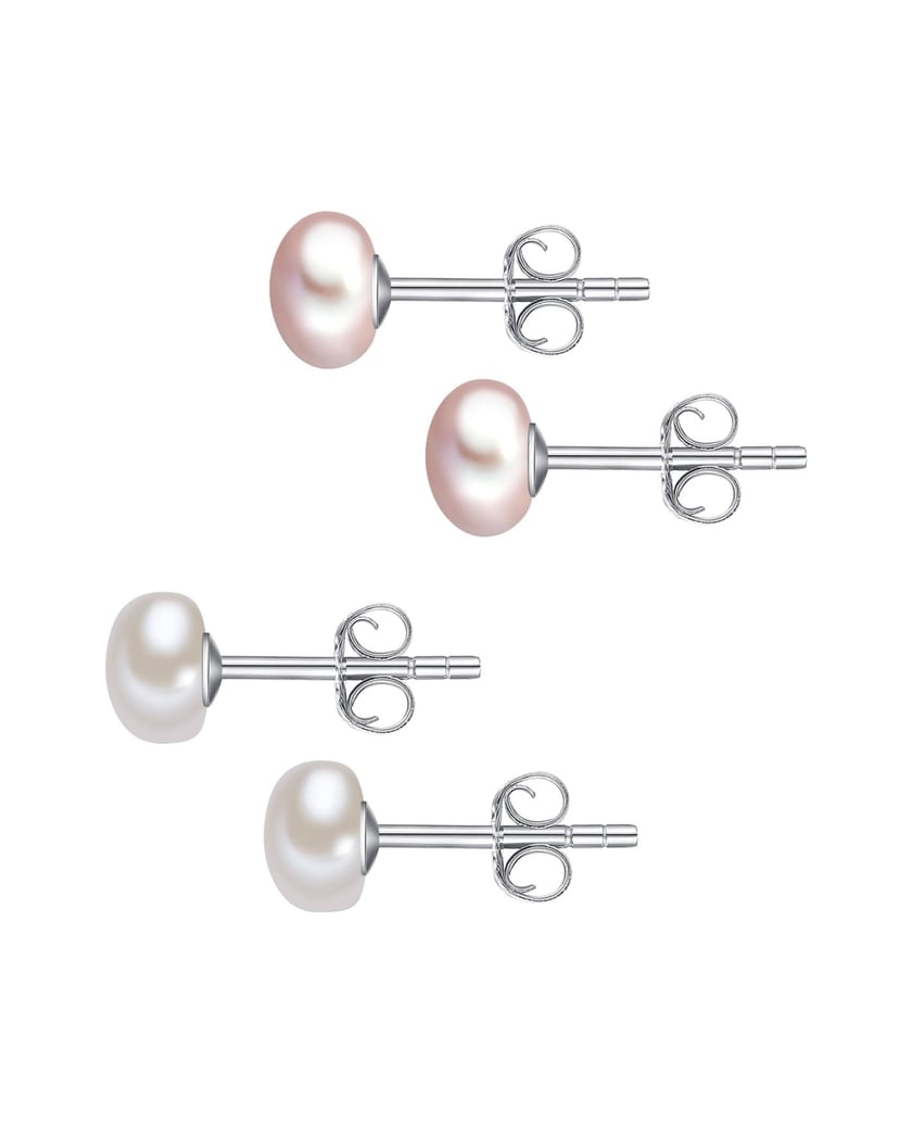 Lulu-&-Jane-Damen-Set-Ohrringe-aus-Metall-Legierung-silber