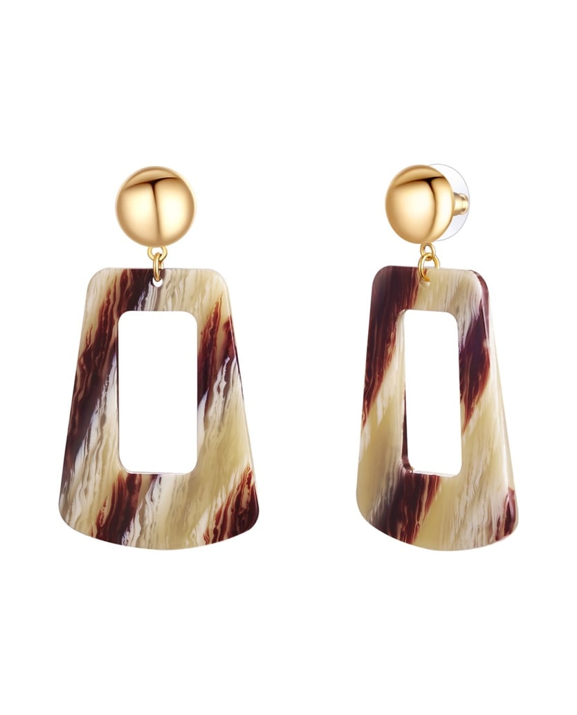 Lulu-&-Jane-Damen-Ohrringe-aus-Metall-Legierung-braun