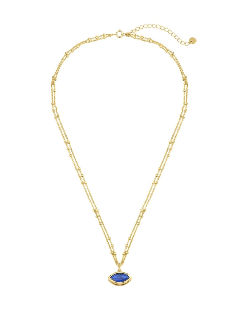 Glanzstücke-München-Damen-Kette-aus-Sterling-Silber-blau