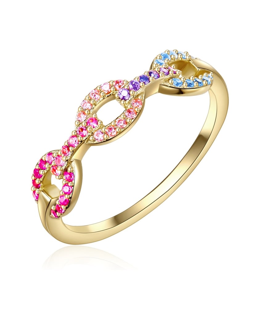 Lulu-&-Jane-Damen-Ring-aus-Messing-gold