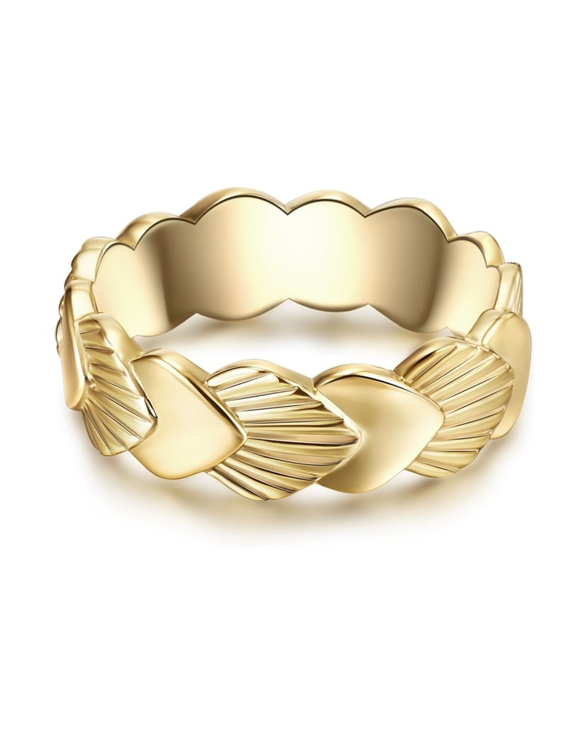 Lulu-&-Jane-Damen-Ring-aus-Messing-gold