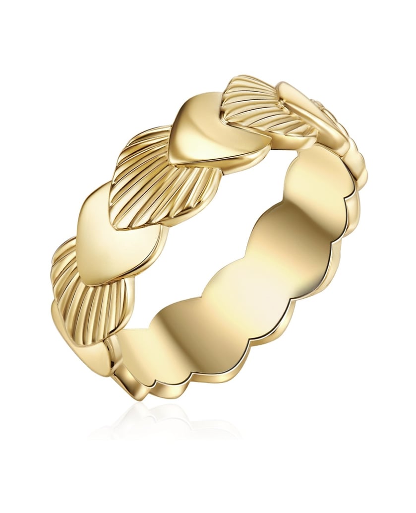 Lulu-&-Jane-Damen-Ring-aus-Messing-gold