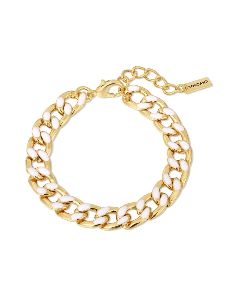 Yokoamii-Damen-Armband-aus-Metall-Legierung-gold