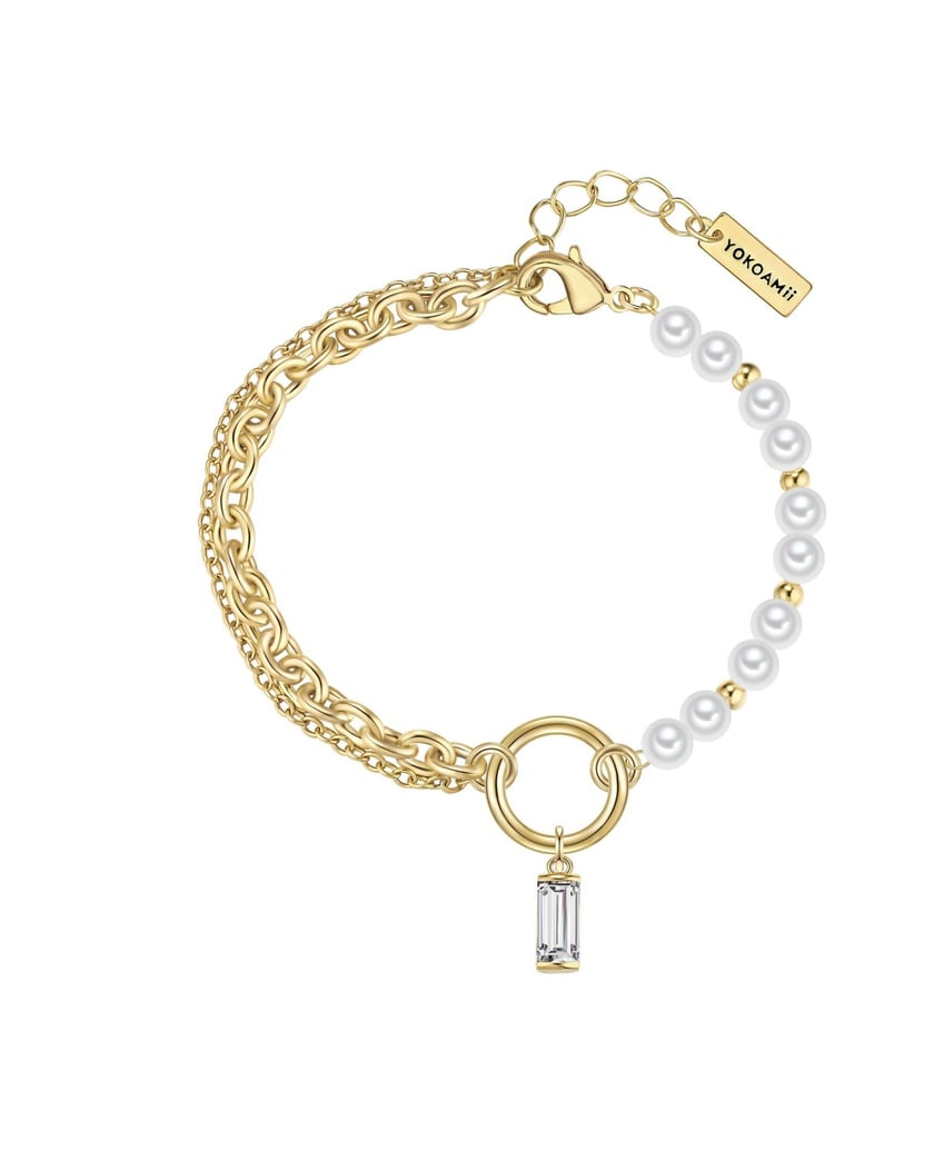 Yokoamii-Damen-Armband-aus-Metall-Legierung-gold