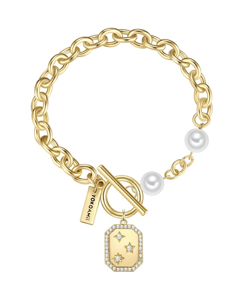 Yokoamii-Damen-Armband-aus-Messing-gold