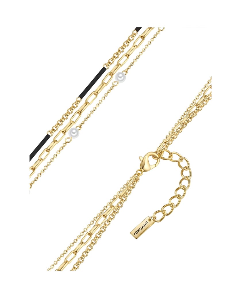 Yokoamii-Damen-Kette-aus-Metall-Legierung-gold