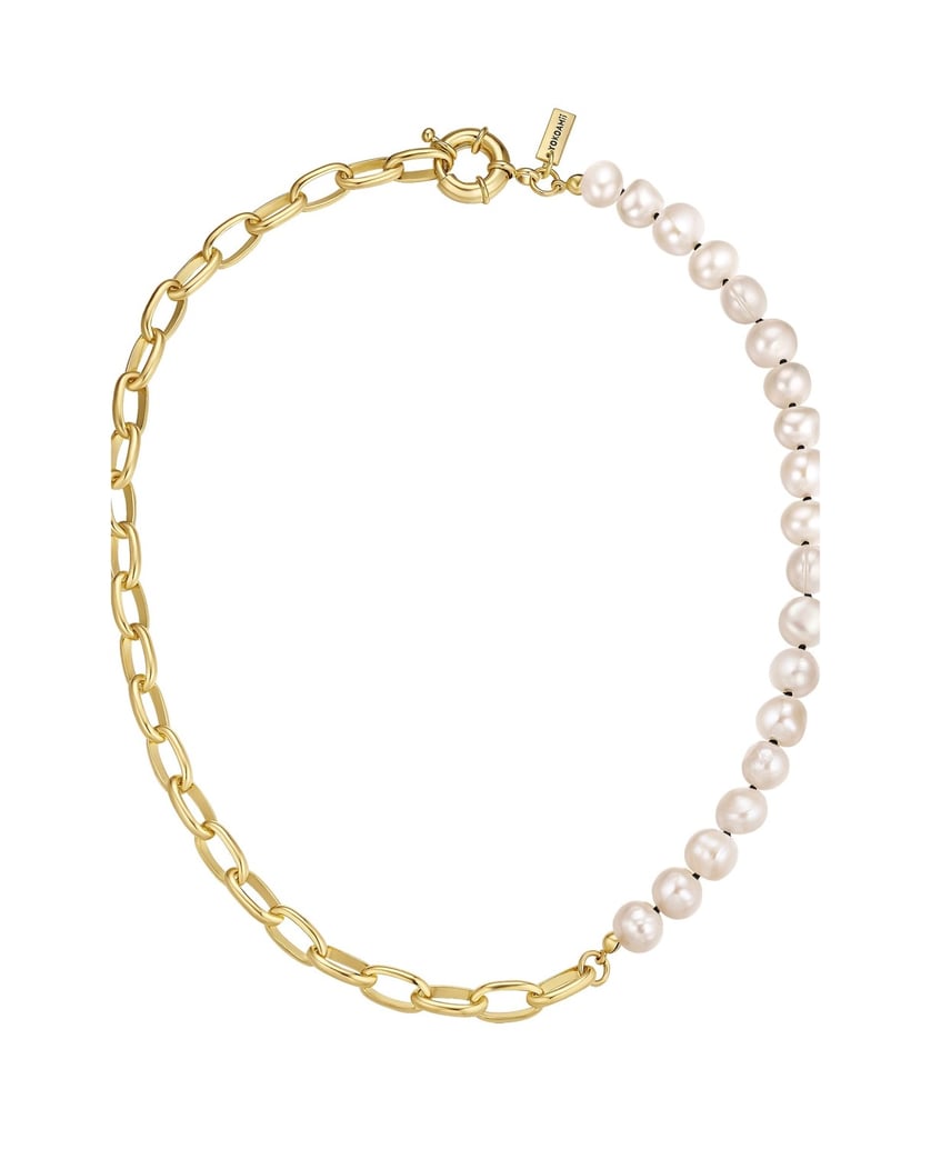 Yokoamii-Damen-Kette-aus-Metall-Legierung-gold