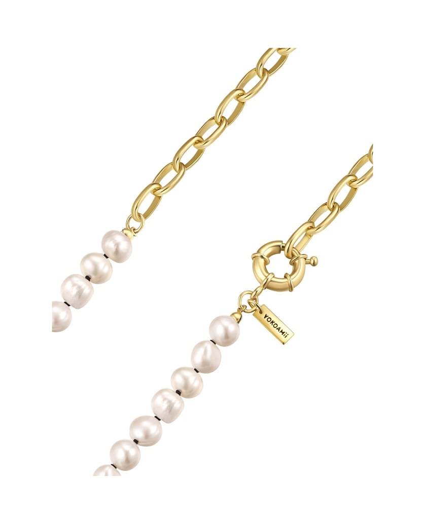 Yokoamii-Damen-Kette-aus-Metall-Legierung-gold