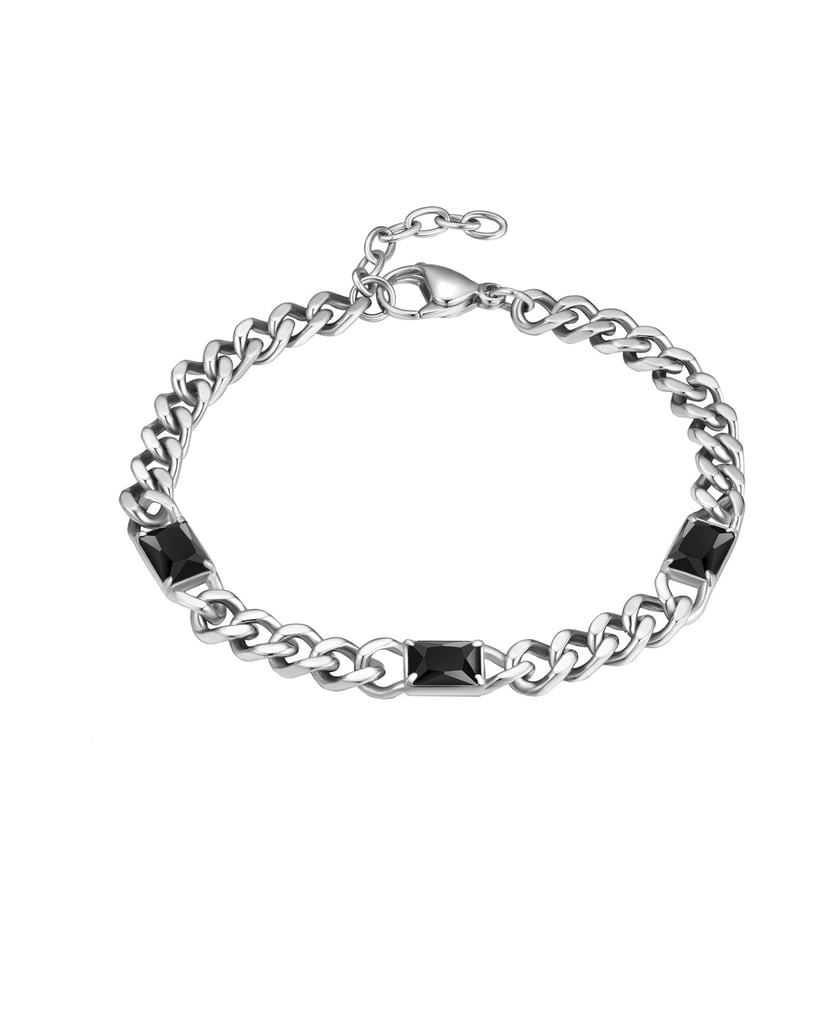 True-Rebels-Herren-Armband-aus-Edelstahl-schwarz