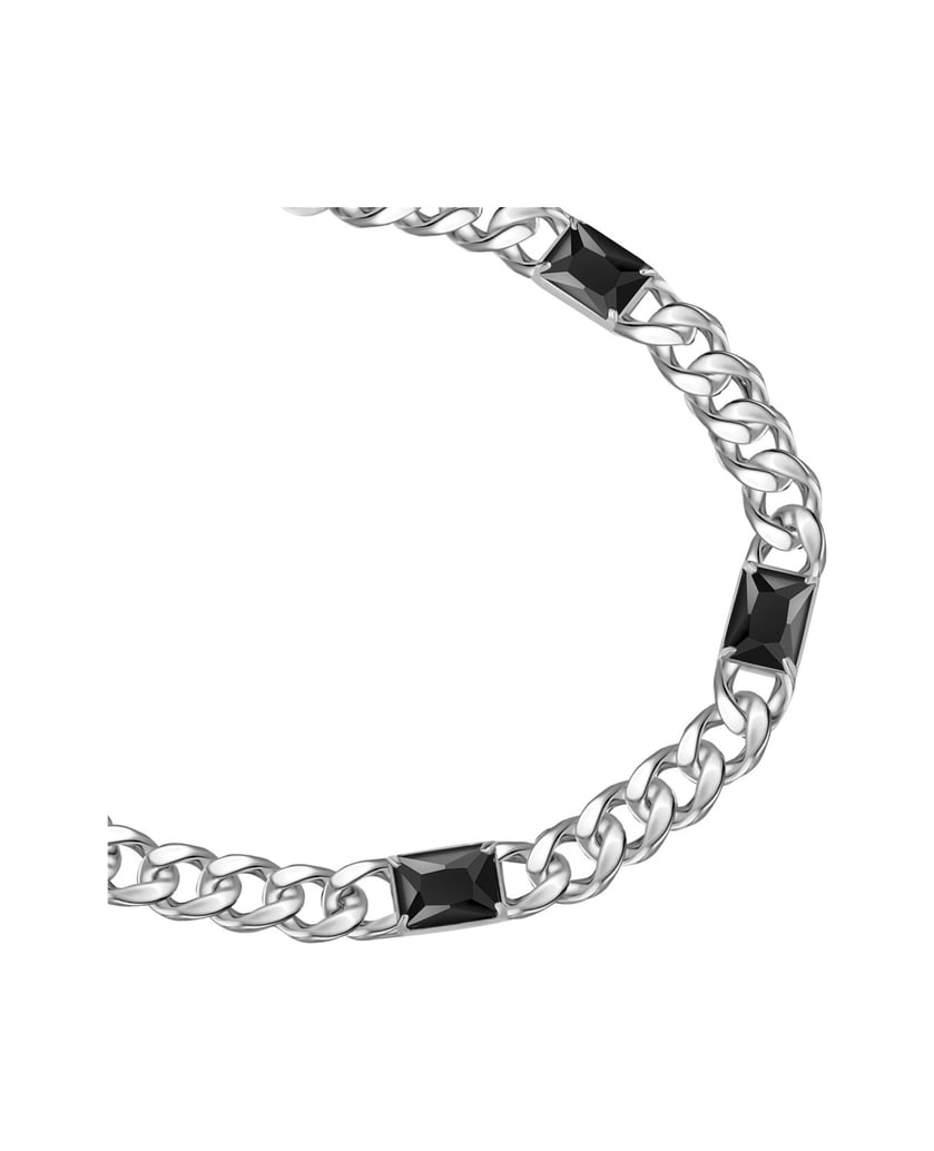 True-Rebels-Herren-Armband-aus-Edelstahl-schwarz