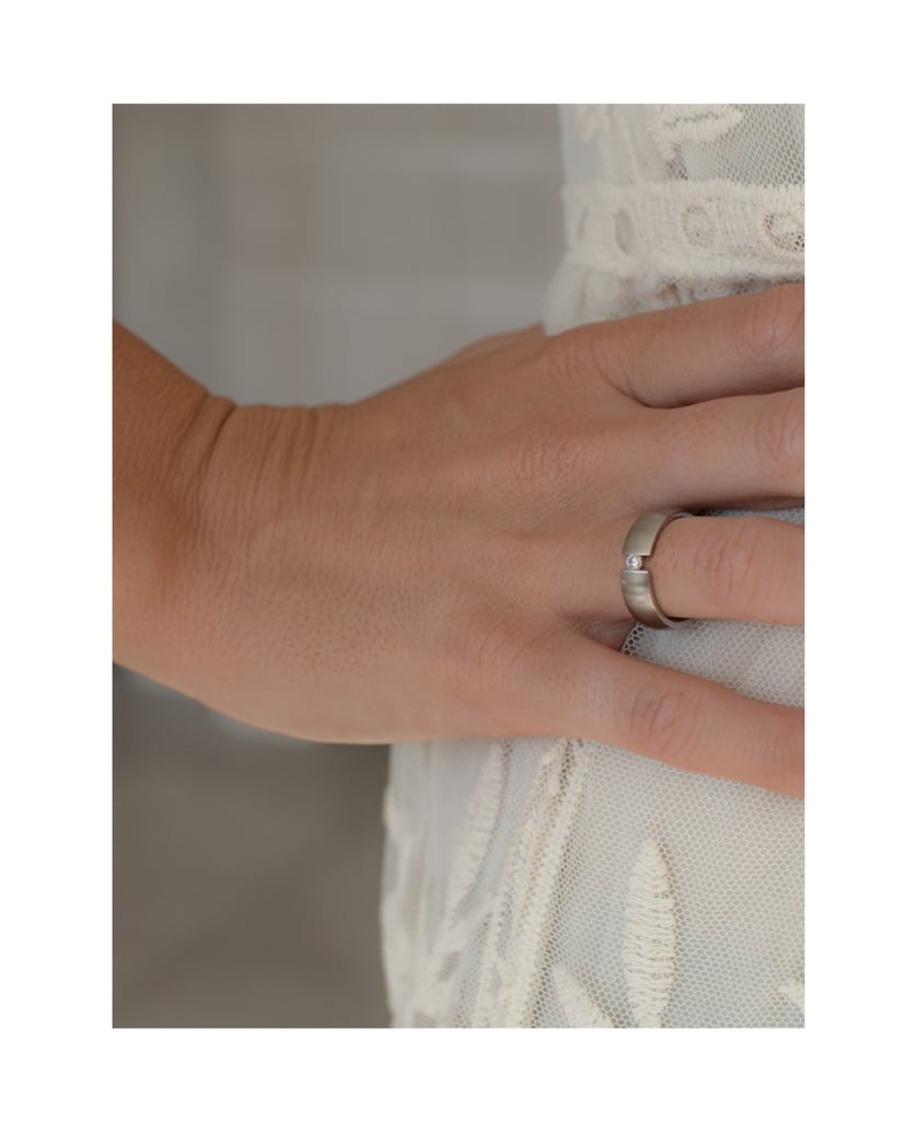 Trilani-Damen-Ring-aus-Edelstahl-silber