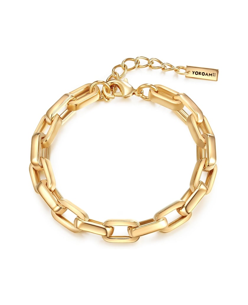 Yokoamii-Damen-Armband-aus-Metall-Legierung-gold