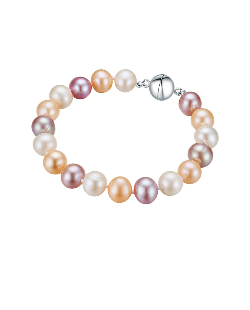 Valero-Pearls-Damen-Armband-aus-Sterling-Silber-multicolor