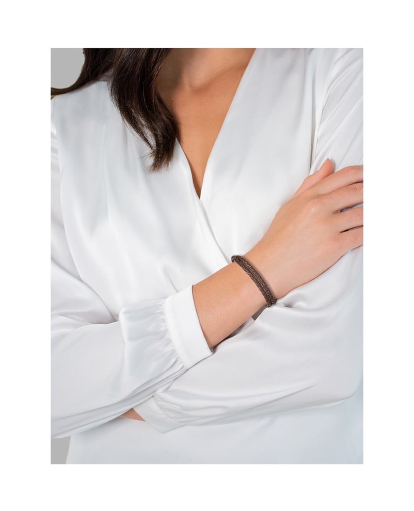 Rafaela-Donata-Damen-Armband-aus-Echtleder-braun