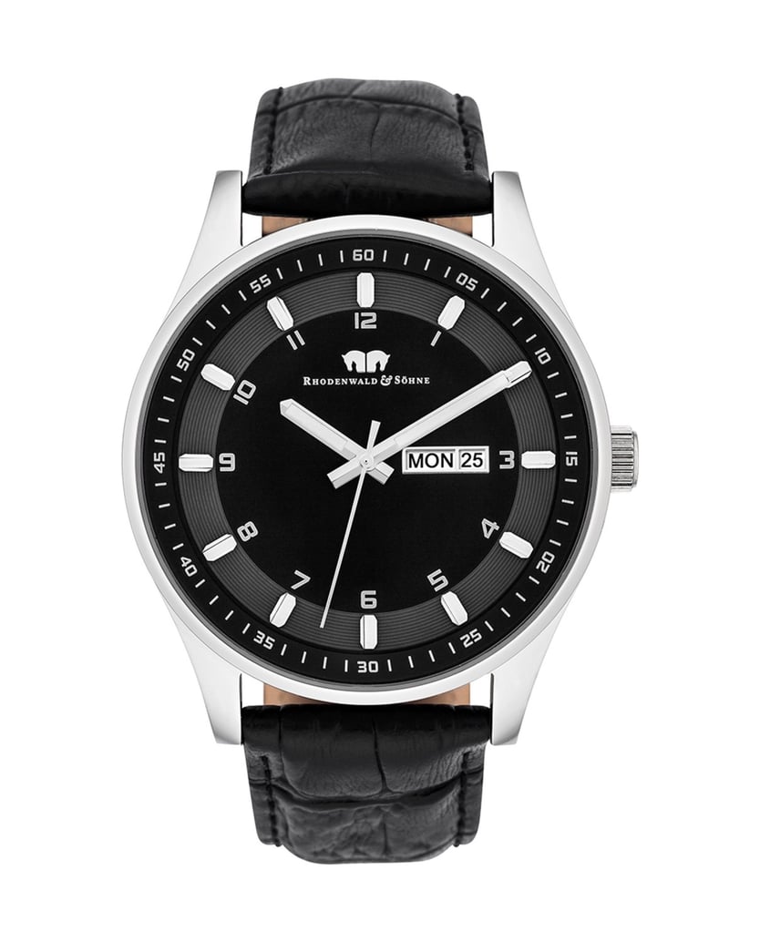 Rhodenwald-&-Söhne-Herren-Quarzuhr-in-silber