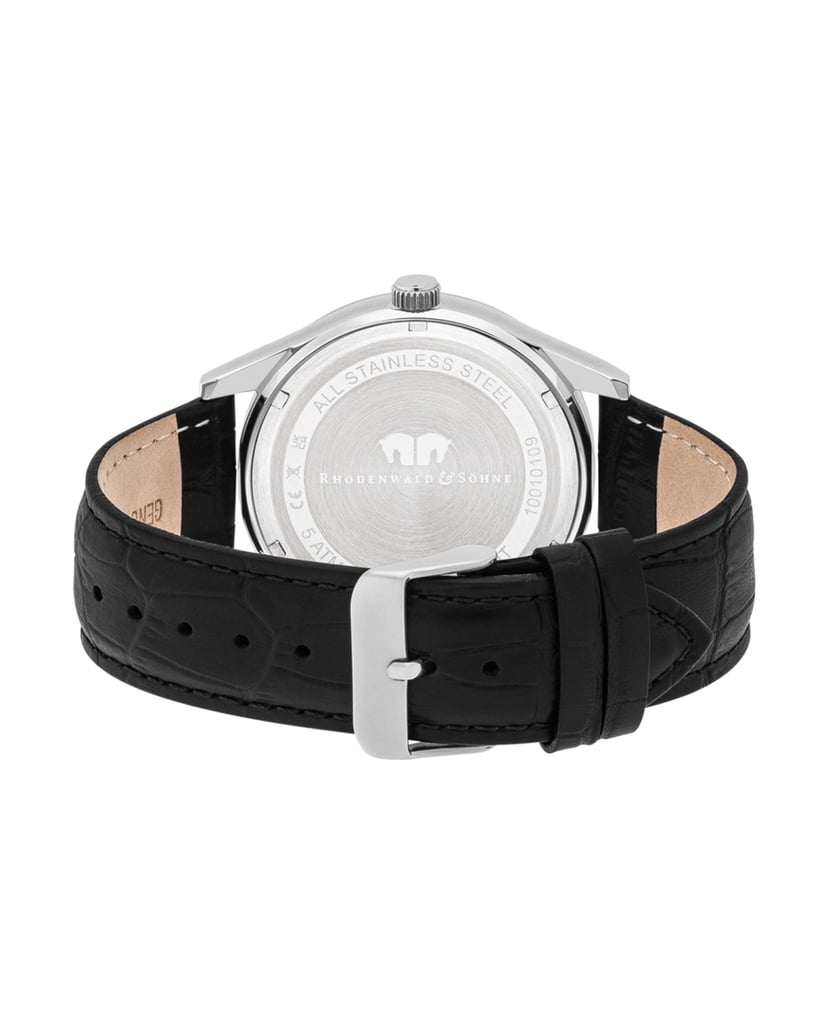 Rhodenwald-&-Söhne-Herren-Quarzuhr-in-silber