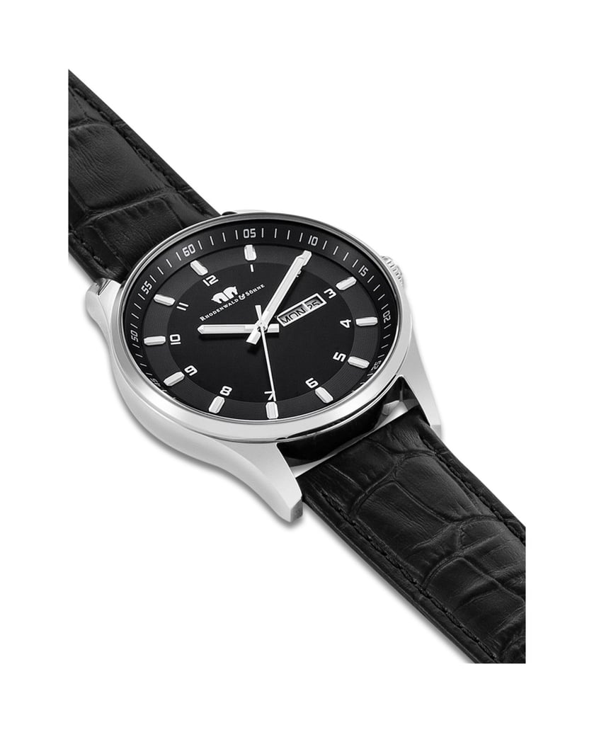 Rhodenwald-&-Söhne-Herren-Quarzuhr-in-silber