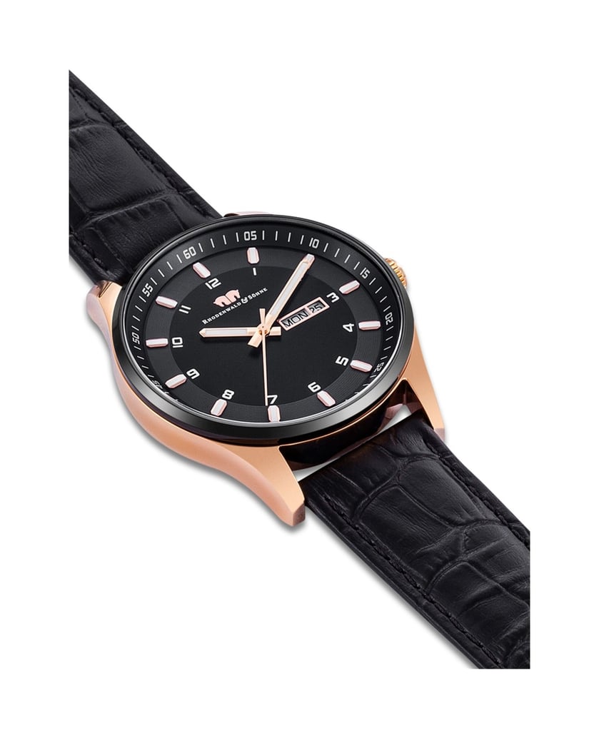 Rhodenwald-&-Söhne-Herren-Quarzuhr-in-reségold-gold