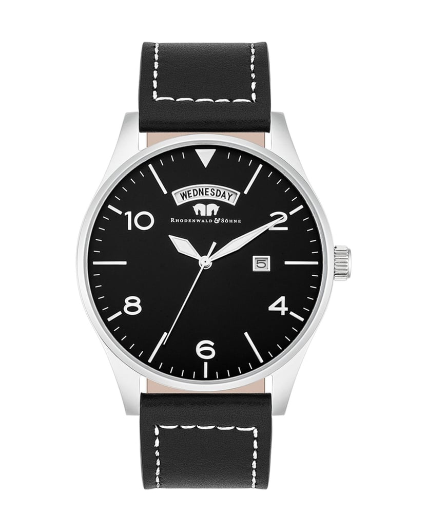 Rhodenwald-&-Söhne-Herren-Quarzuhr-in-silber-silber