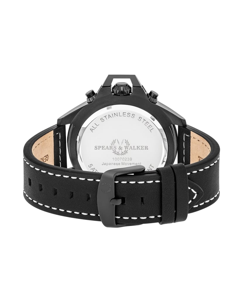 Spears-&-Walker-Herren-Quarzuhr-in-schwarz