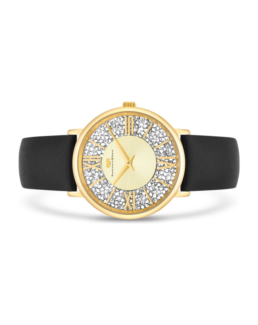 Rhodenwald-&-Söhne-Damen-Quarzuhr-in-gelbgold