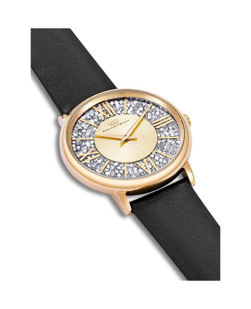 Rhodenwald-&-Söhne-Damen-Quarzuhr-in-gelbgold