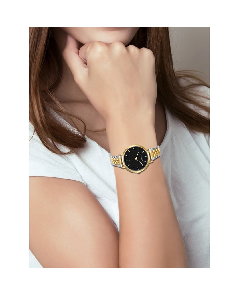 Eastside-Damen-Quarzuhr-in-gelbgold-gold