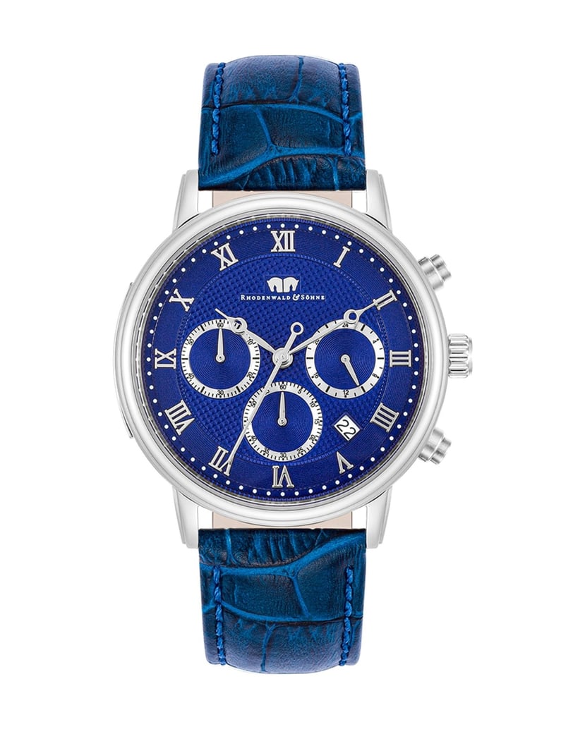 Rhodenwald-&-Söhne-Herren-Chronograph-in-silber