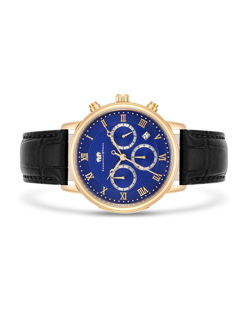 Rhodenwald-&-Söhne-Herren-Chronograph-in-gelbgold-gold