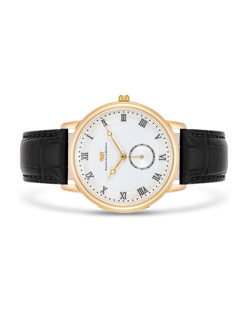 Rhodenwald-&-Söhne-Herren-Quarzuhr-in-gelbgold-gold