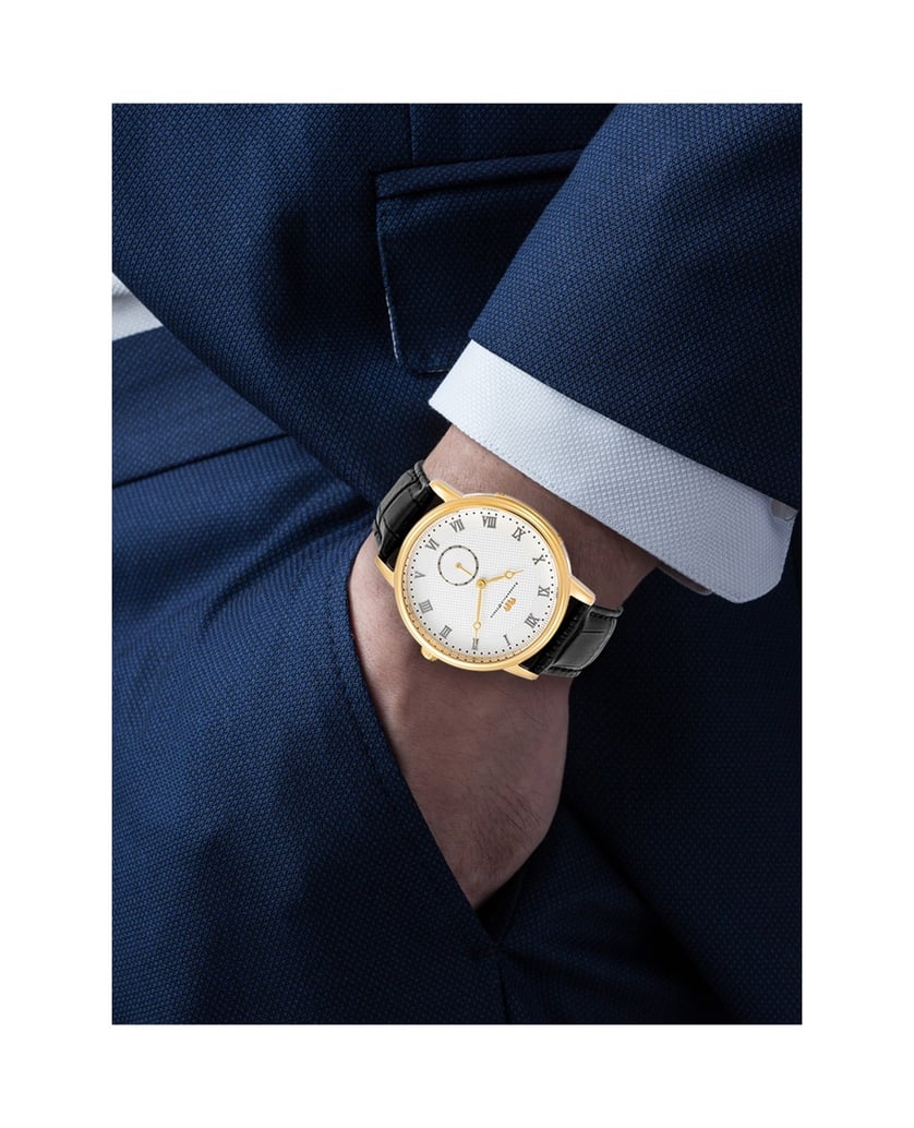 Rhodenwald-&-Söhne-Herren-Quarzuhr-in-gelbgold-gold