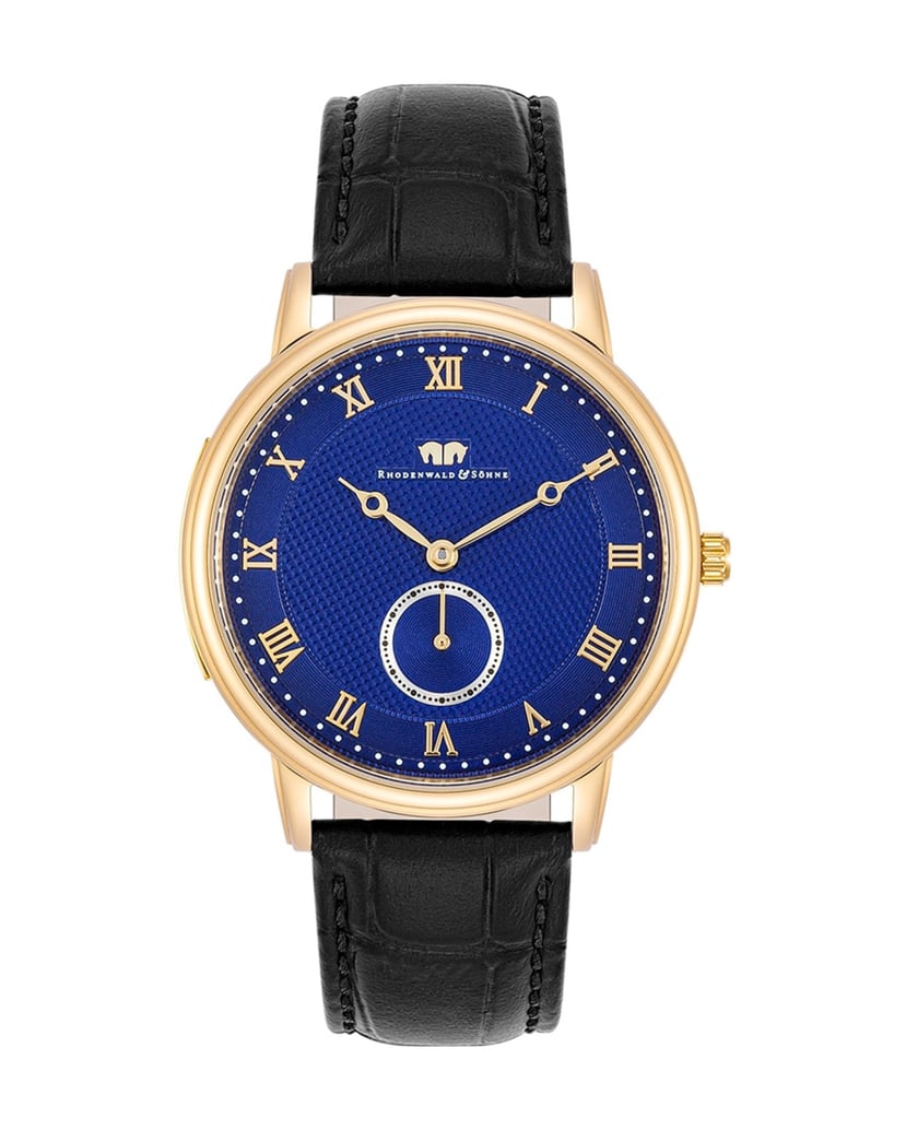 Rhodenwald-&-Söhne-Herren-Armband-Uhr-in-gelbgold