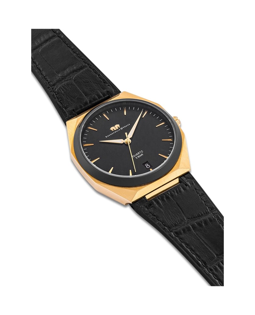 Rhodenwald-&-Söhne-Herren-Quarzuhr-in-gelbgold