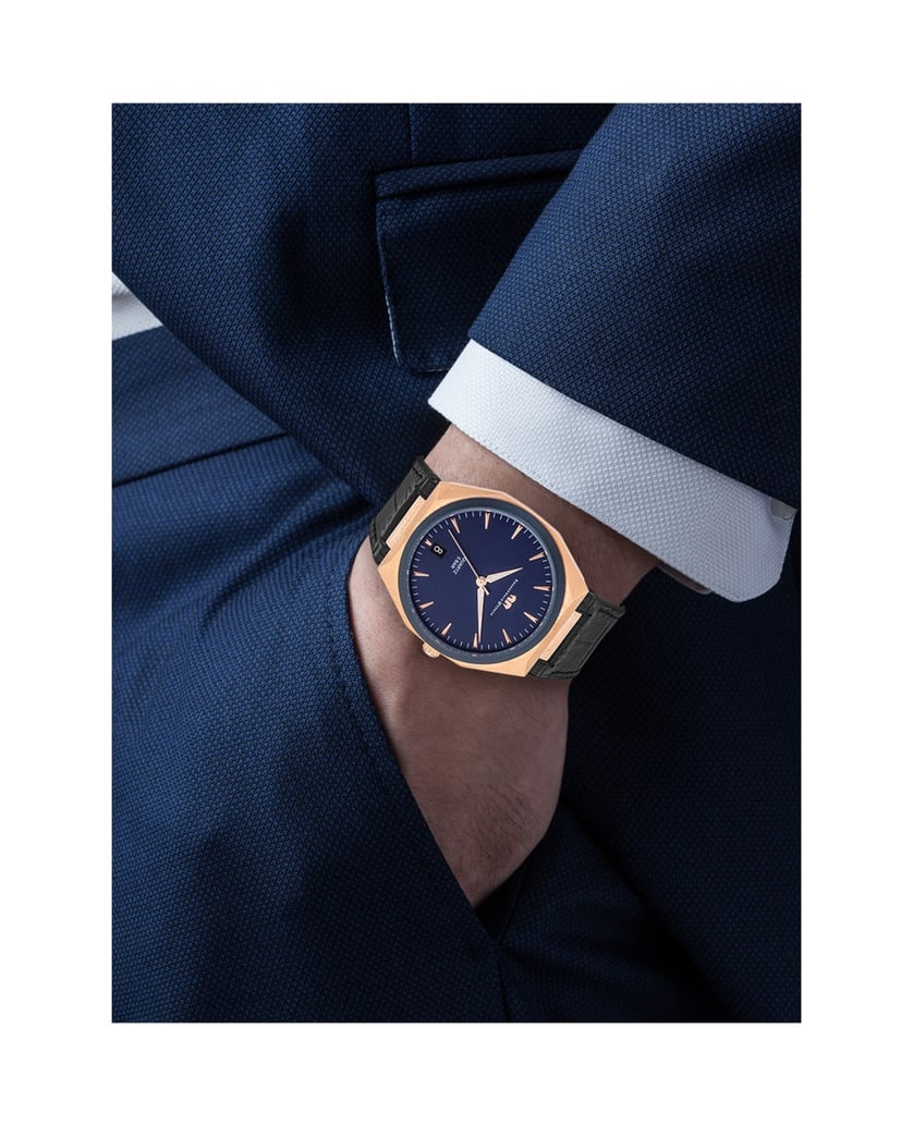 Rhodenwald-&-Söhne-Herren-Quarzuhr-in-reségold