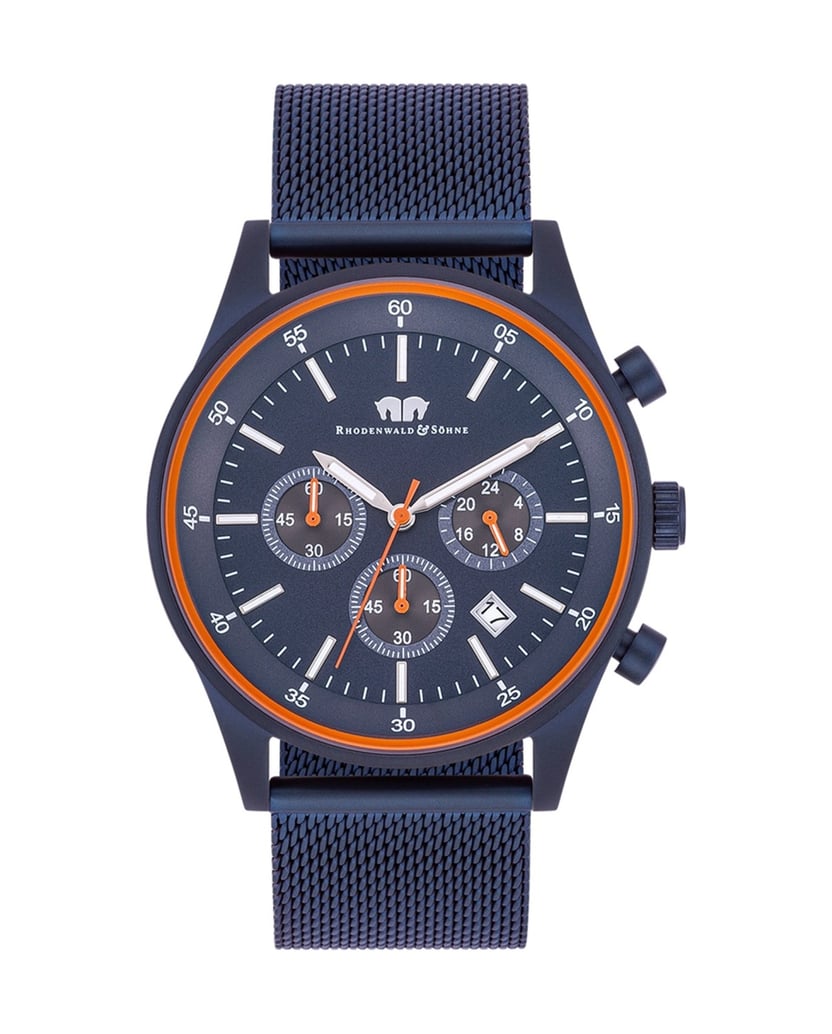 Rhodenwald-&-Söhne-Herren-Chronograph-in-blau