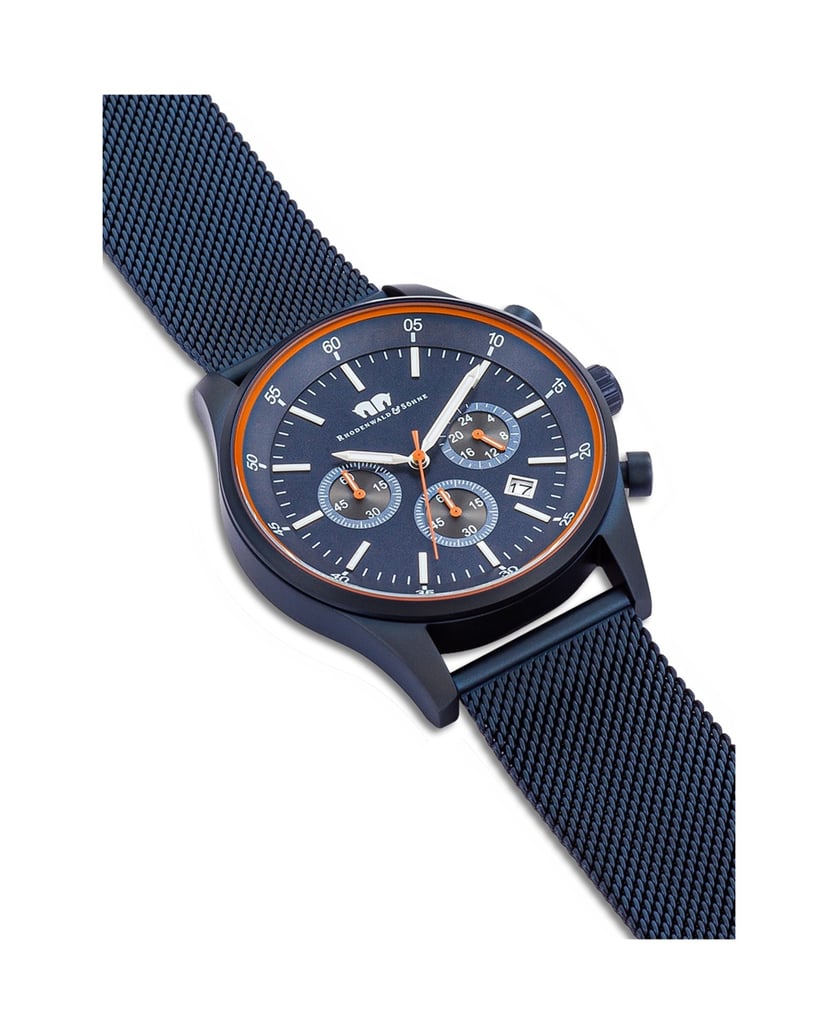 Rhodenwald-&-Söhne-Herren-Chronograph-in-blau