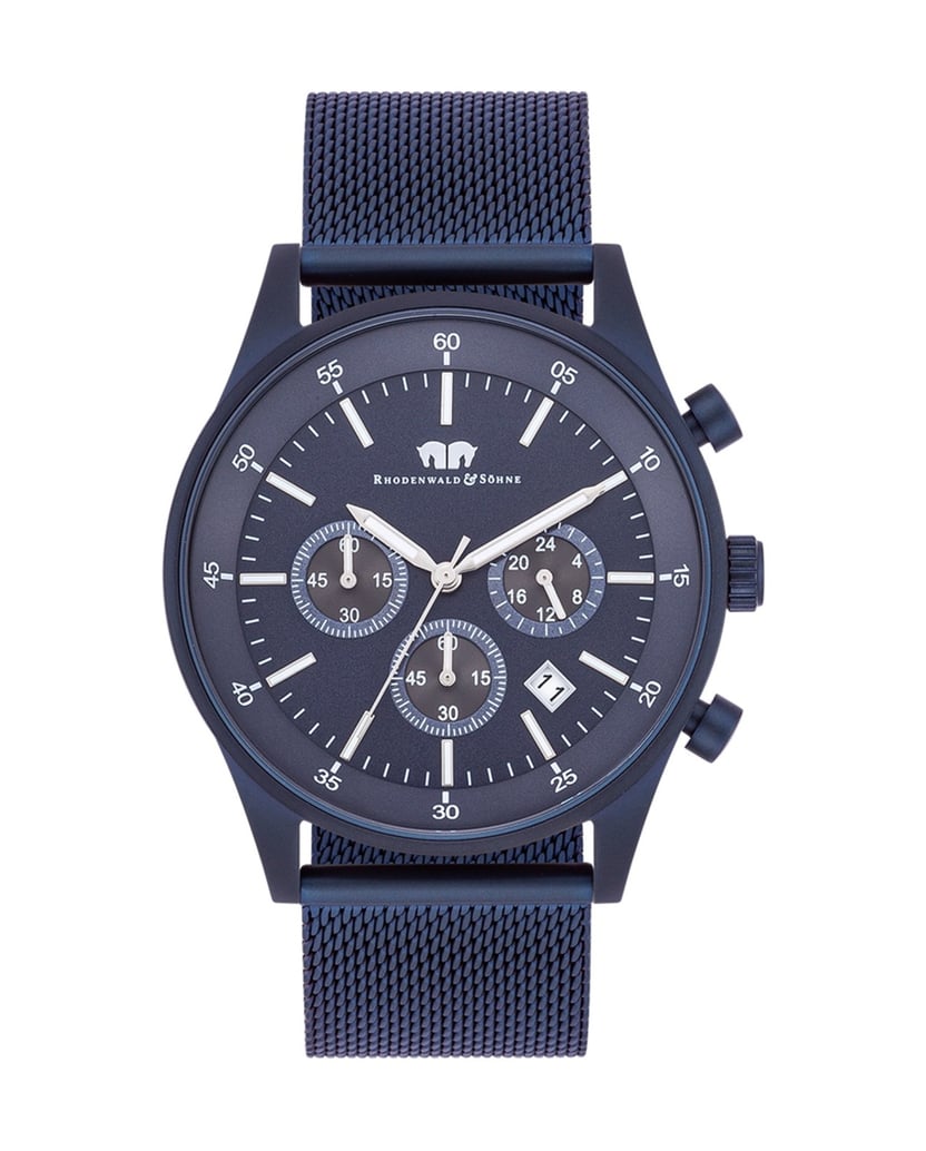 Rhodenwald-&-Söhne-Herren-Chronograph-in-blau-blau