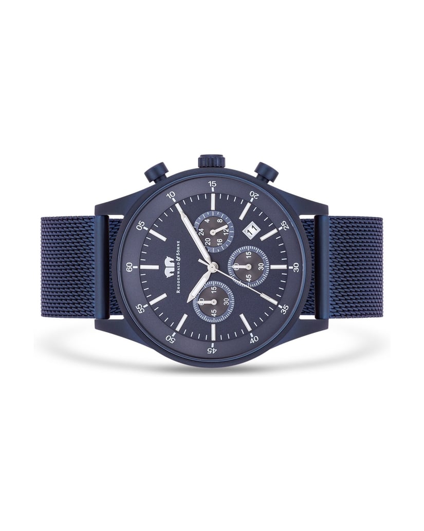 Rhodenwald-&-Söhne-Herren-Chronograph-in-blau-blau