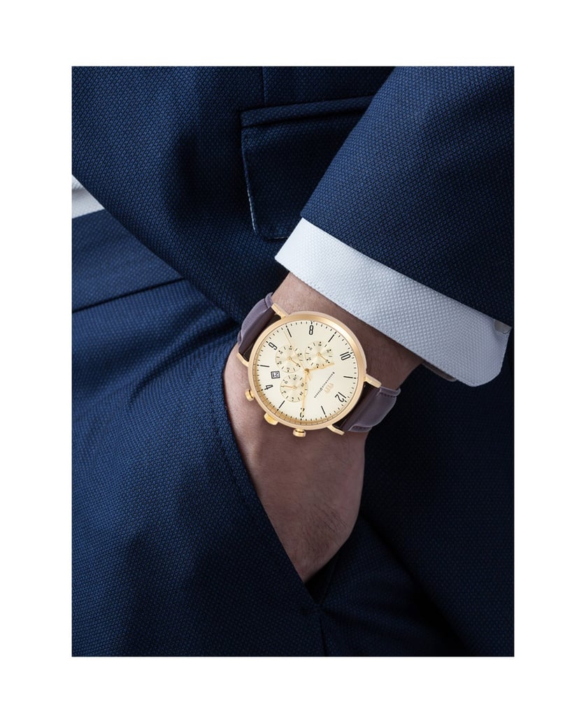 Rhodenwald-&-Söhne-Herren-Chronograph-in-gelbgold-gold