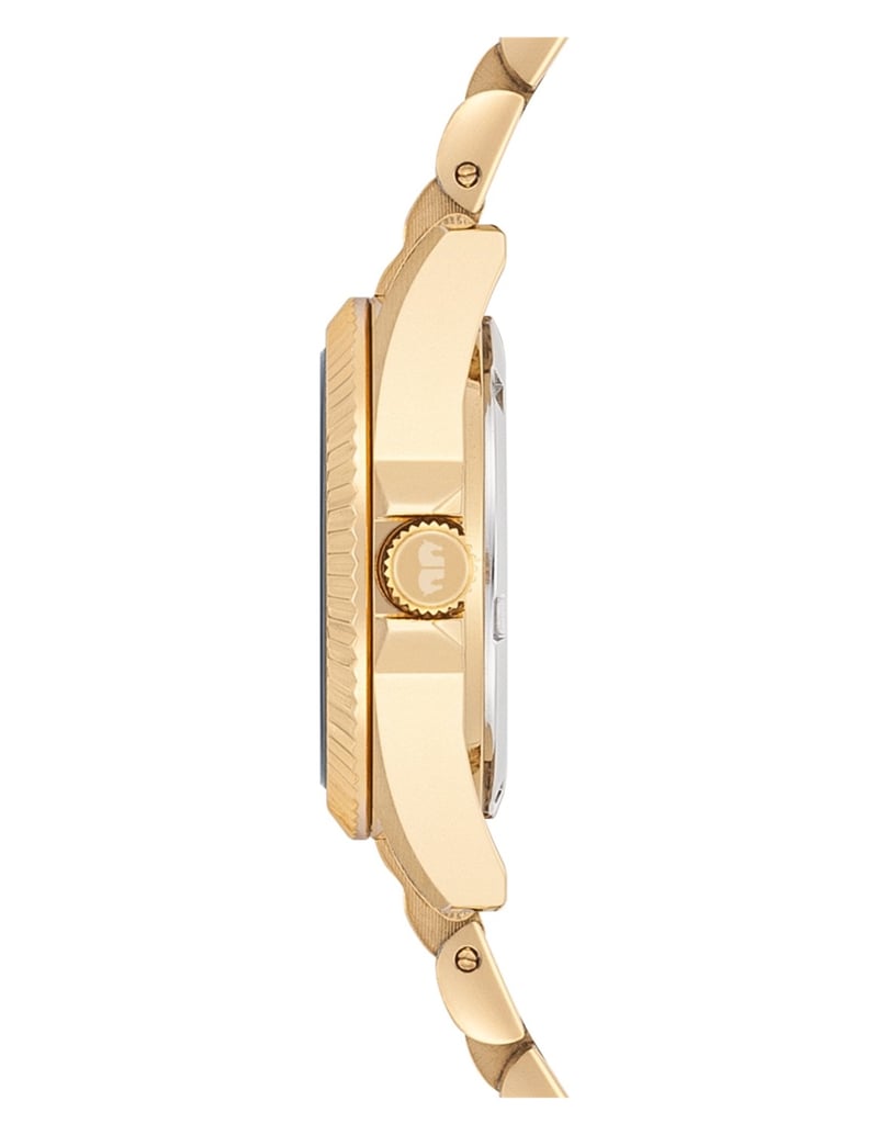 Rhodenwald-&-Söhne-Damen-Quarzuhr-in-gelbgold-gold