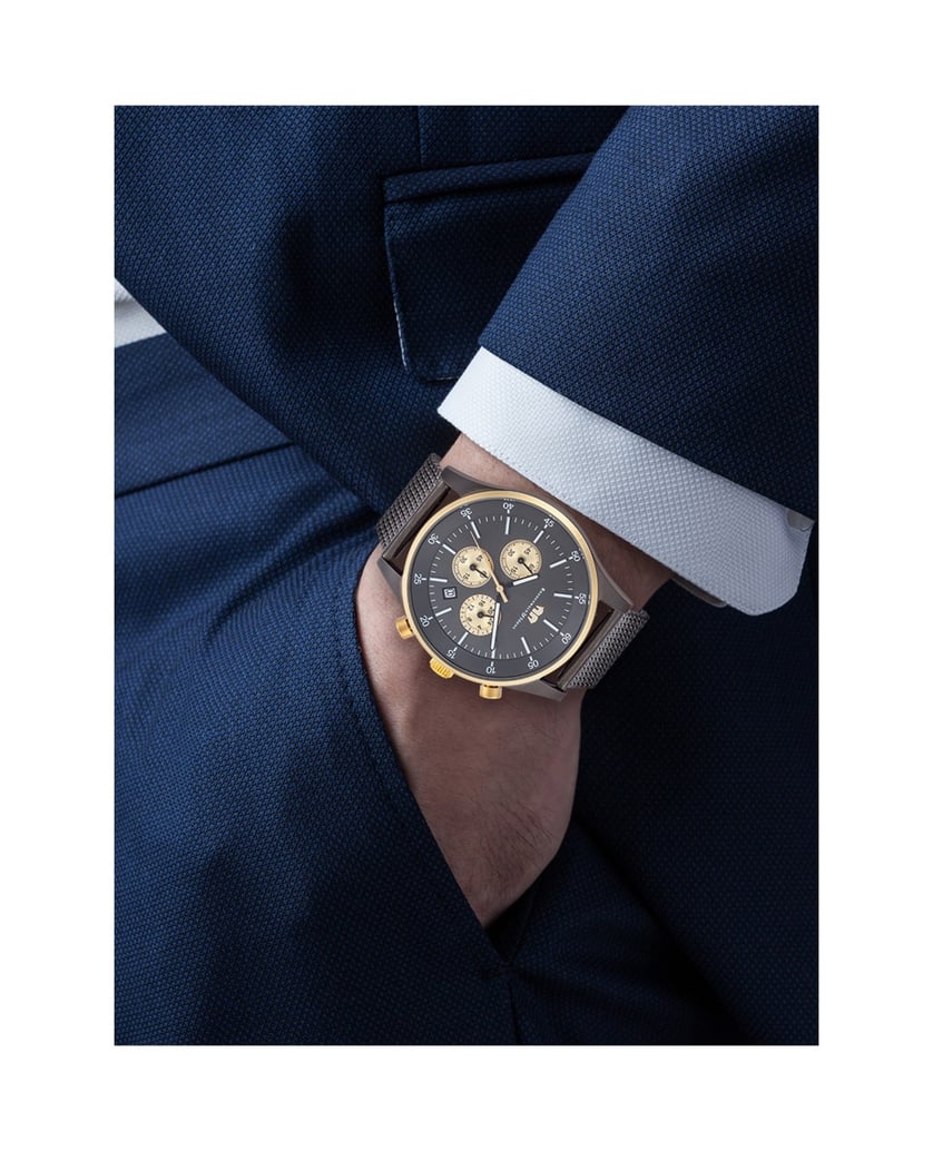 Rhodenwald-&-Söhne-Herren-Chronograph-in-gelbgold/anthrazit-gold