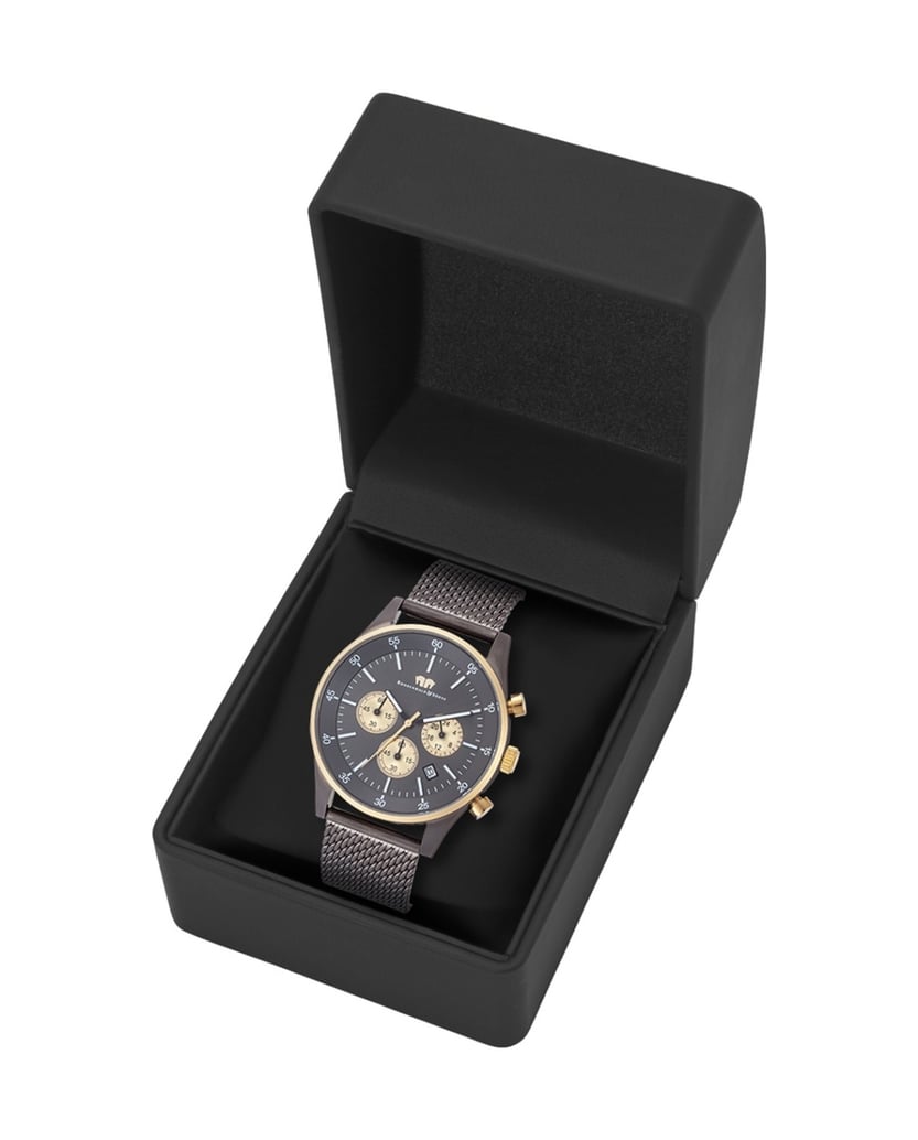 Rhodenwald-&-Söhne-Herren-Chronograph-in-gelbgold/anthrazit-gold