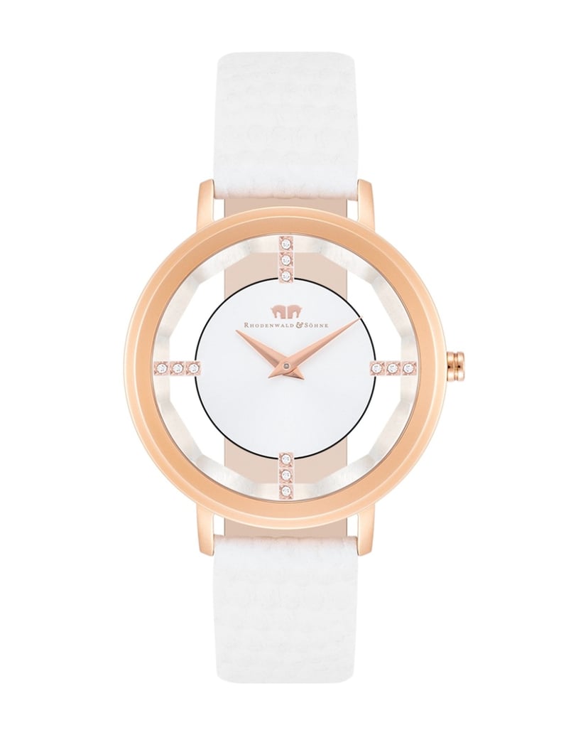Rhodenwald-&-Söhne-Damen-Quarzuhr-in-reségold-gold