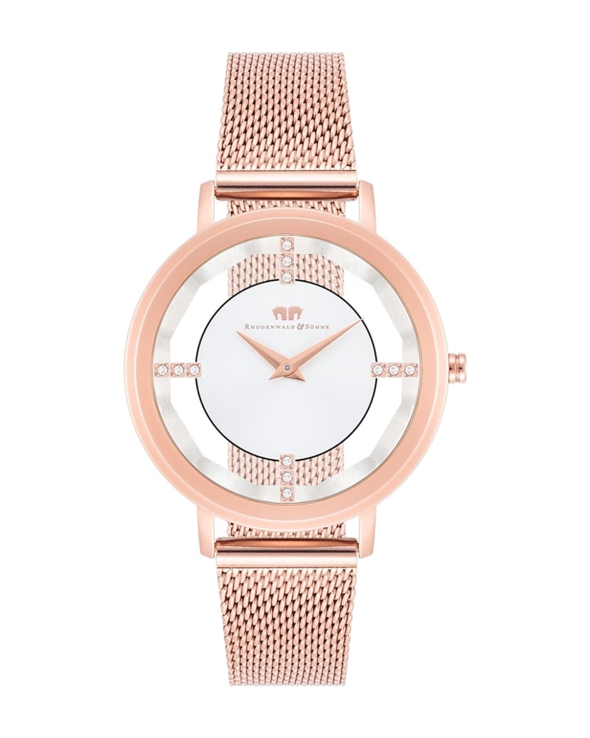 Rhodenwald-&-Söhne-Damen-Quarzuhr-in-reségold