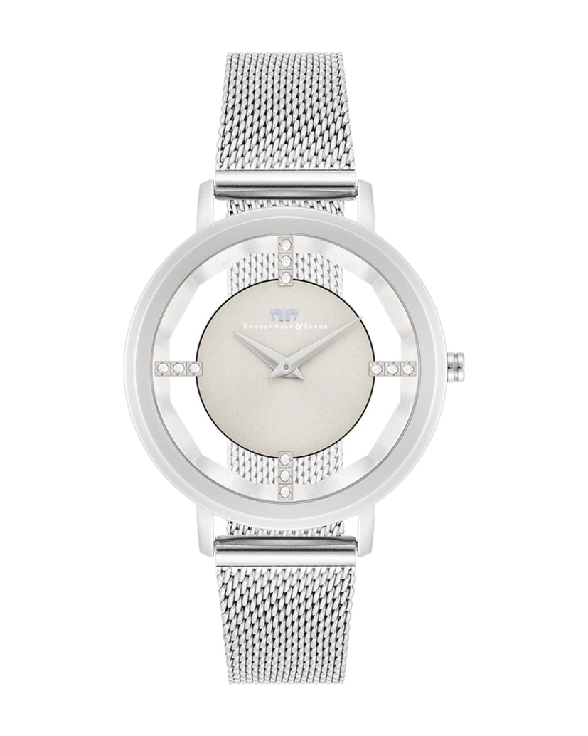 Rhodenwald-&-Söhne-Damen-Quarzuhr-in-silber