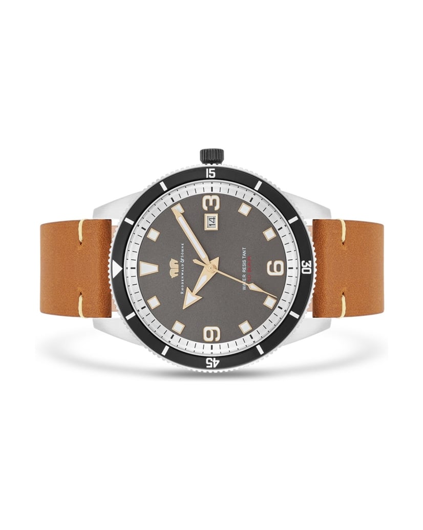 Rhodenwald-&-Söhne-Herren-Quarzuhr-in-silber-silber