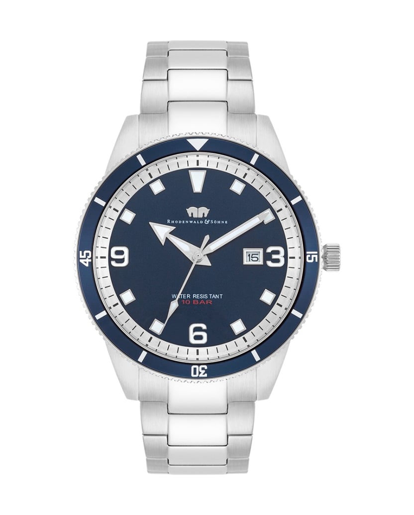 Rhodenwald-&-Söhne-Herren-Quarzuhr-in-silber-silber