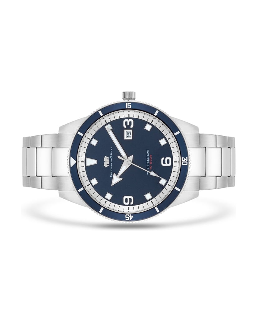 Rhodenwald-&-Söhne-Herren-Quarzuhr-in-silber-silber