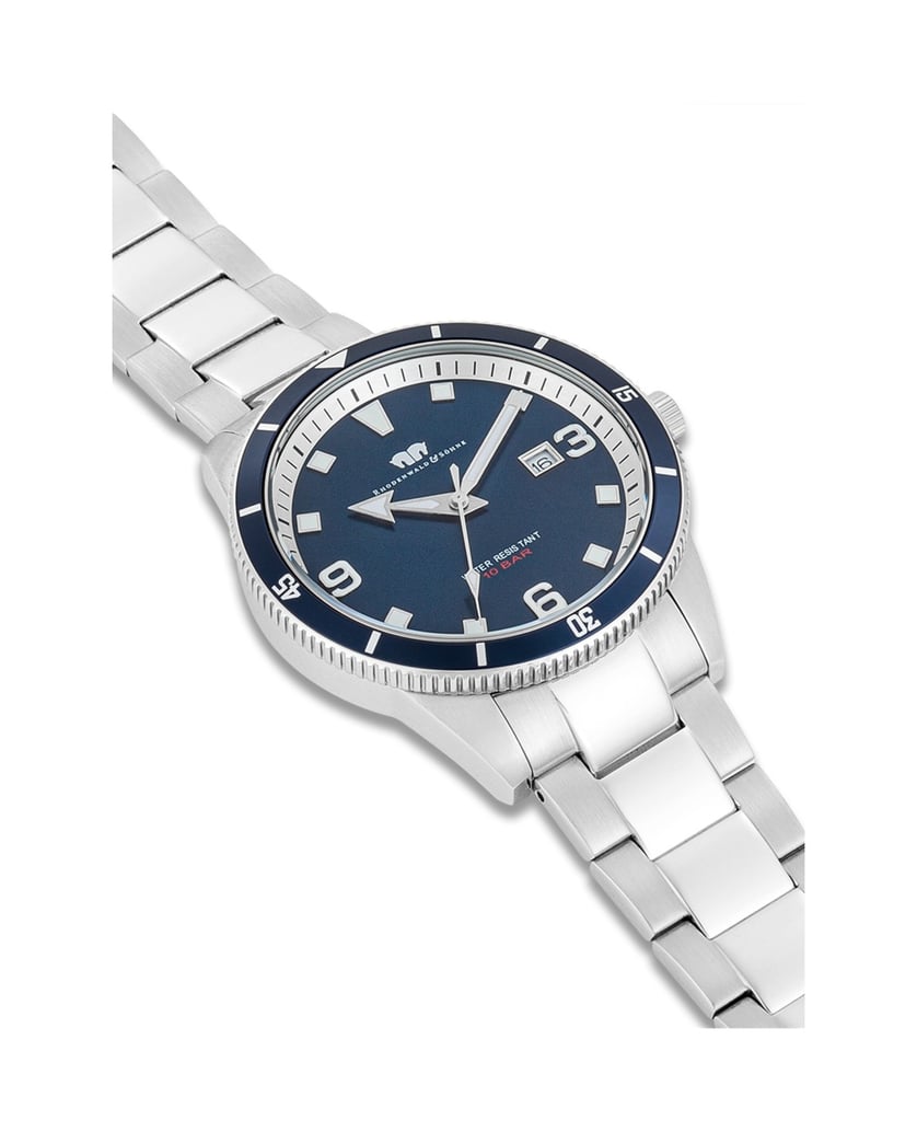 Rhodenwald-&-Söhne-Herren-Quarzuhr-in-silber-silber