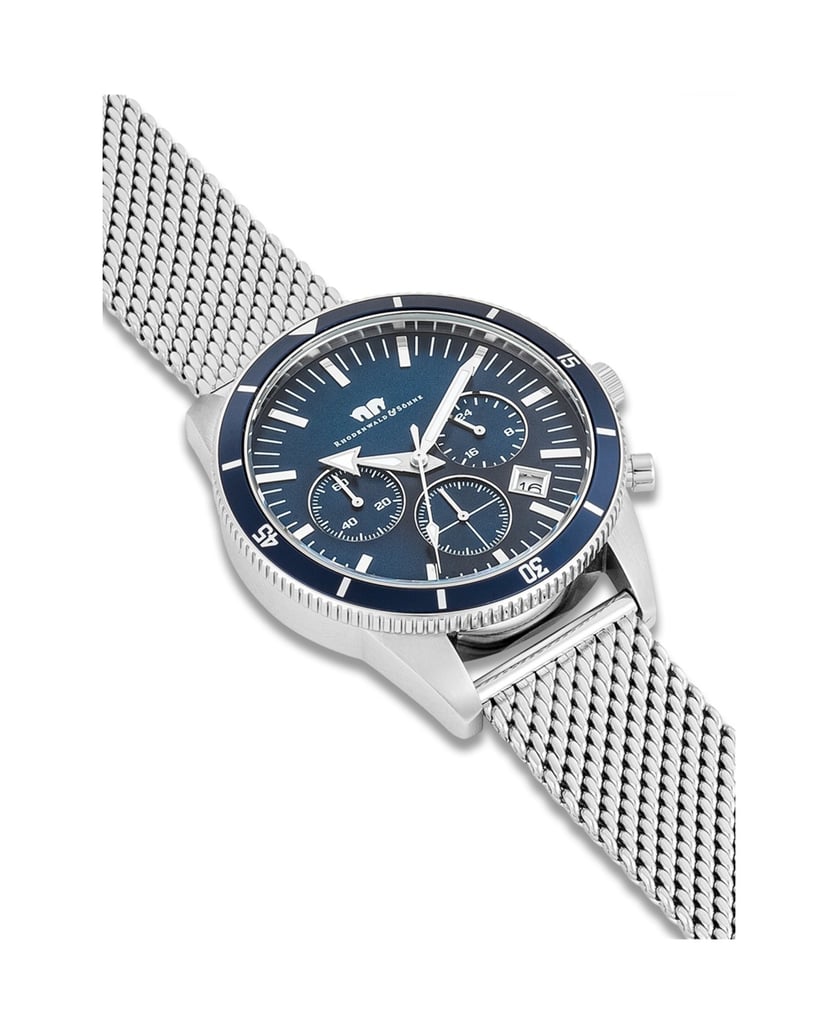 Rhodenwald-&-Söhne-Herren-Chronograph-in-silber